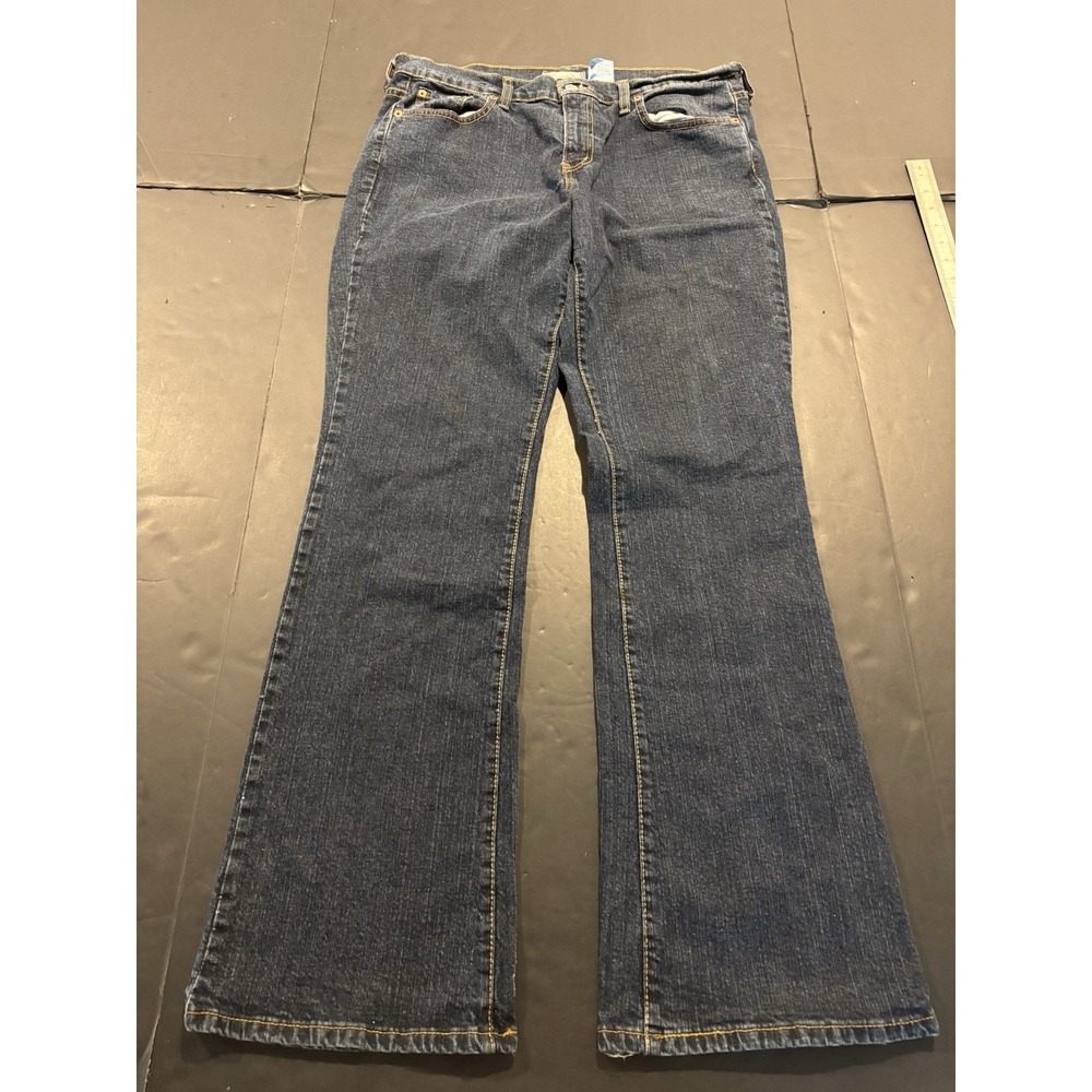 Levi's 513 Women's Boot Cut Dark Wash Denim Jeans Size 12M